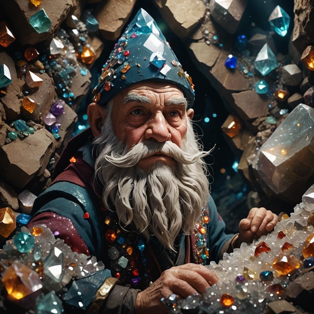 Deep Gnome Gemstone Carver in the Underdark