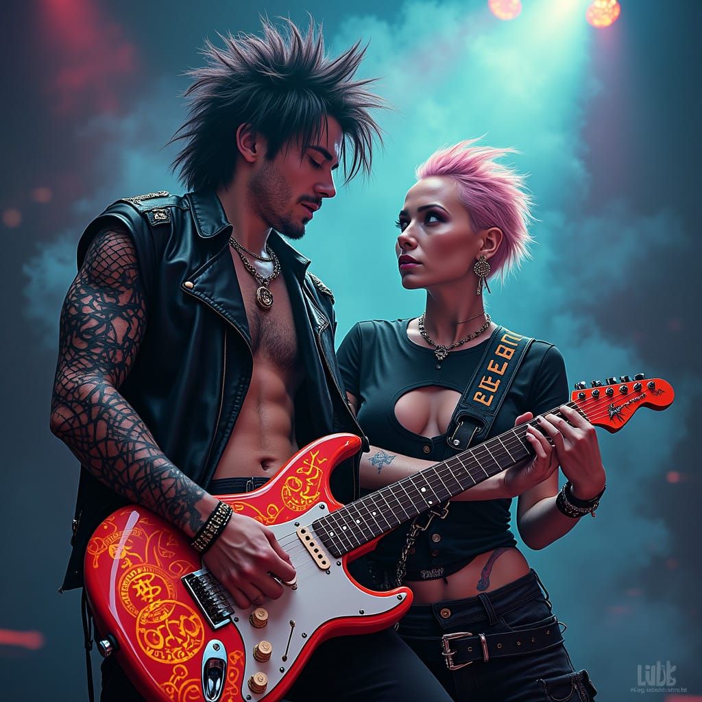 Punk Rock Wizards Shred in a Dark Magical Concert Venue