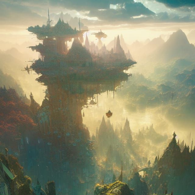 "epic cinematic beautiful fantasy landscape!!!", hyperdetail...