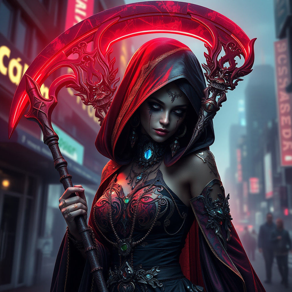 Grim Reaper's Scythe Shines in Metropolis