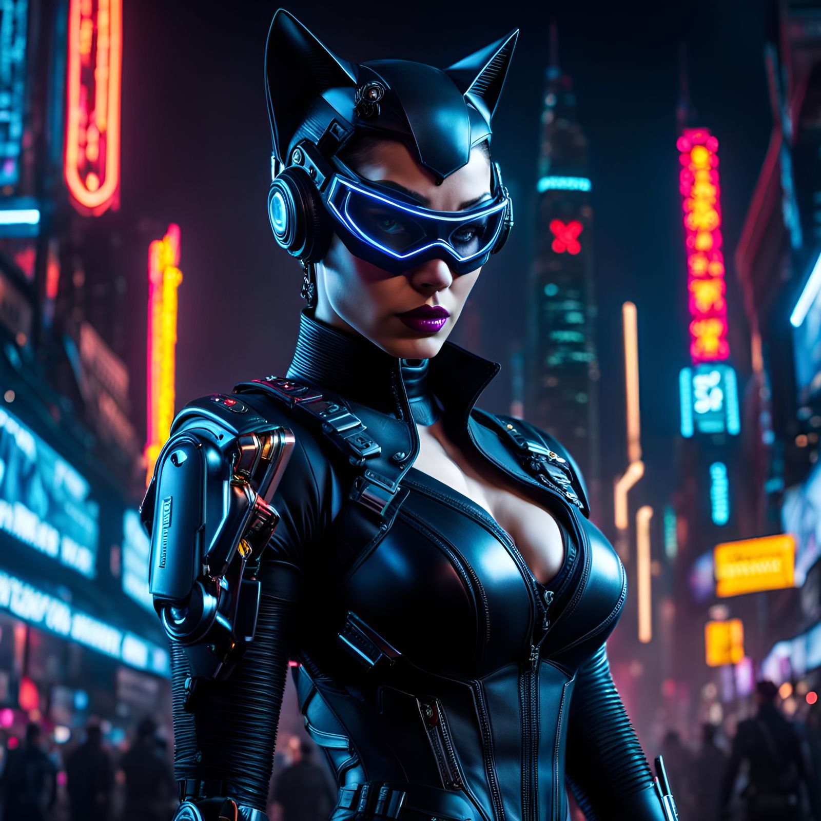 Cyberpunk Catwoman,