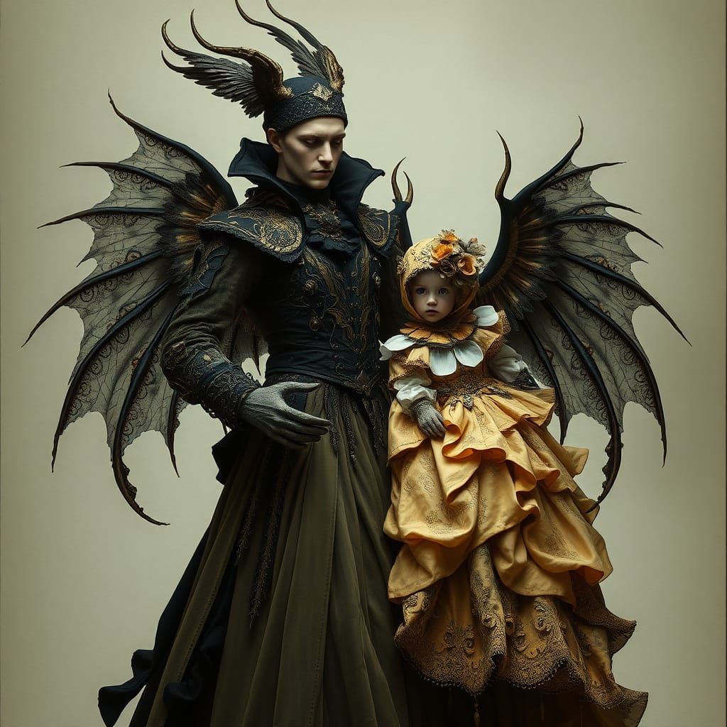 Avant-Garde Father and Child Fairytale