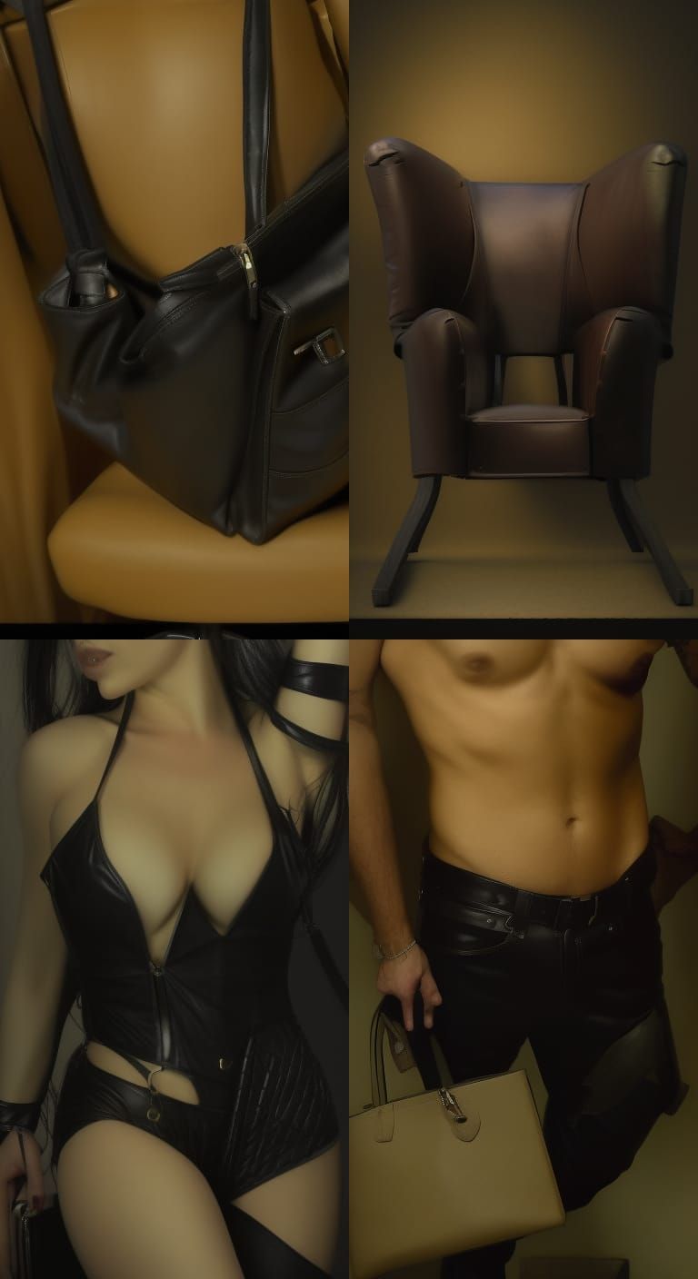 Textured Leather Surface