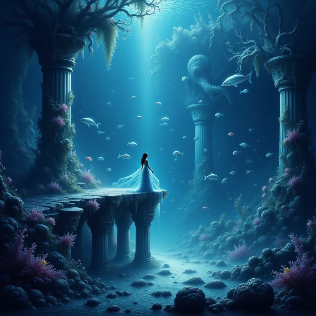 Ethereal Atlantis in Shimmering Light