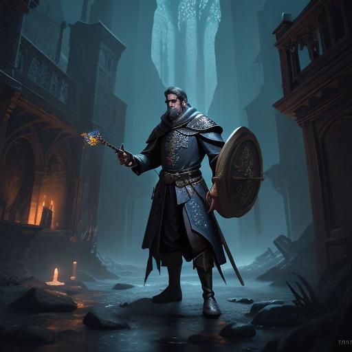 Young Wizard at Hogwarts: Cinematic Film Still