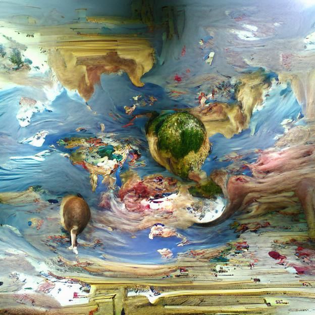 The World Inside a Painting: AI Art