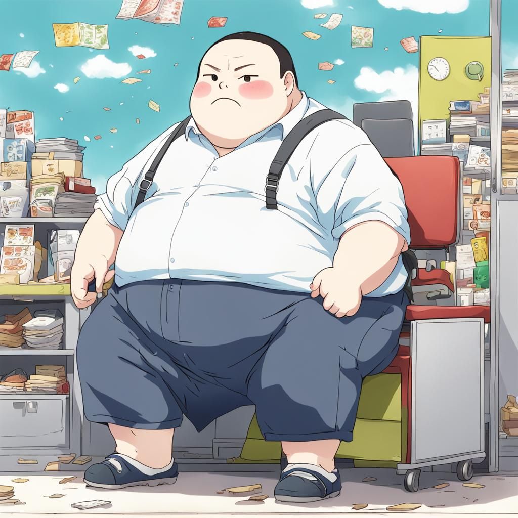 Anime Style Portrait of Autistic Man