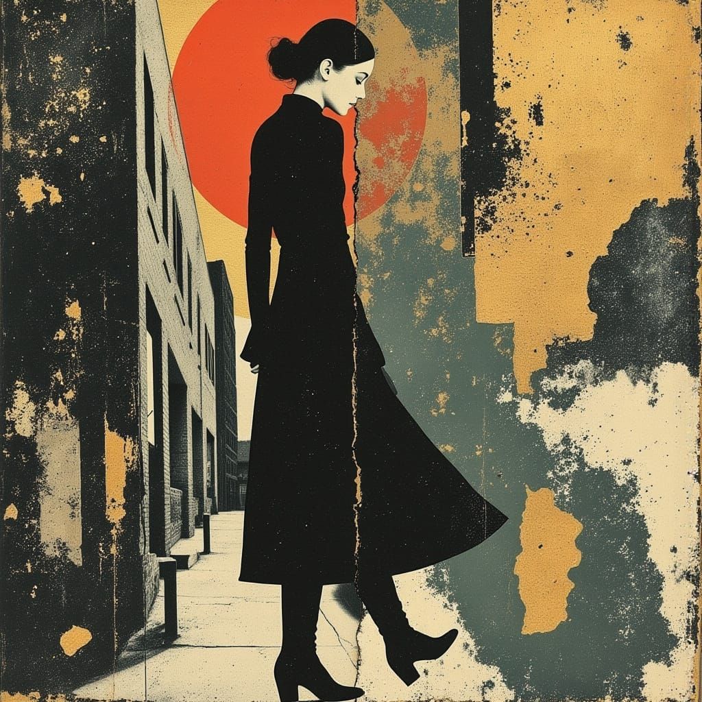 Gritty City Enchantress in Luxurious Sweaterdress