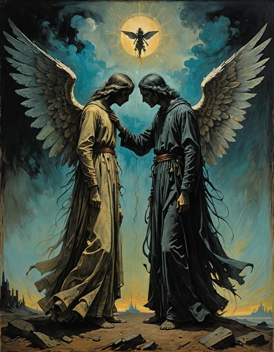 Surreal Duality of Angel and Demon