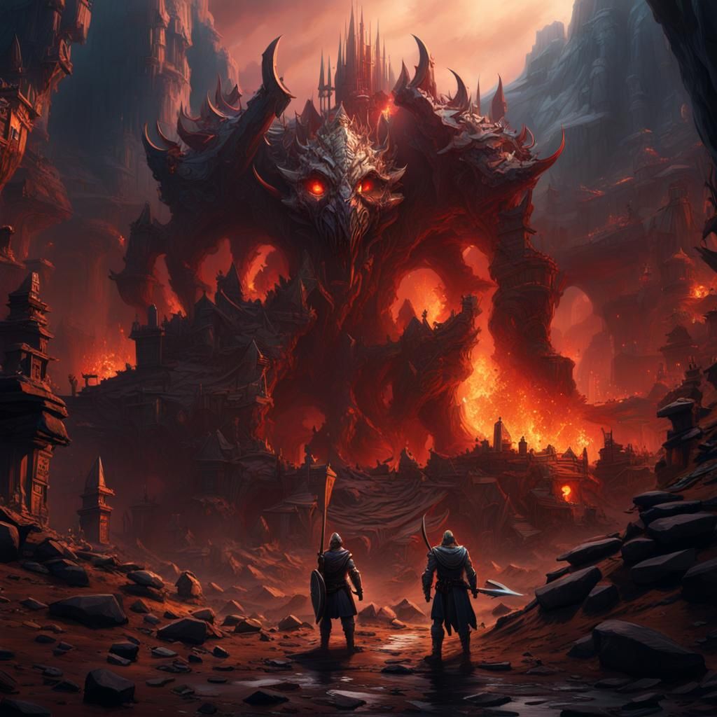 Aftermath of a Dungeons and Dragons Battle