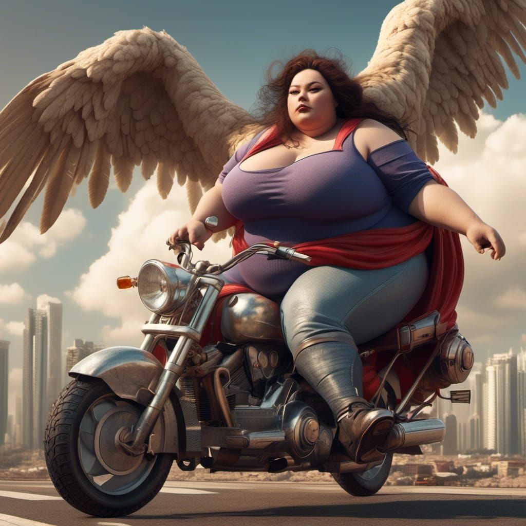 Owlwoman Superheroine Flies Over Dubai in Gothic Style