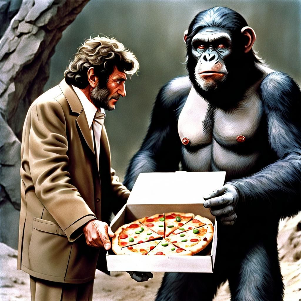 Columbo's Pizza Delivery on the Planet of the Apes