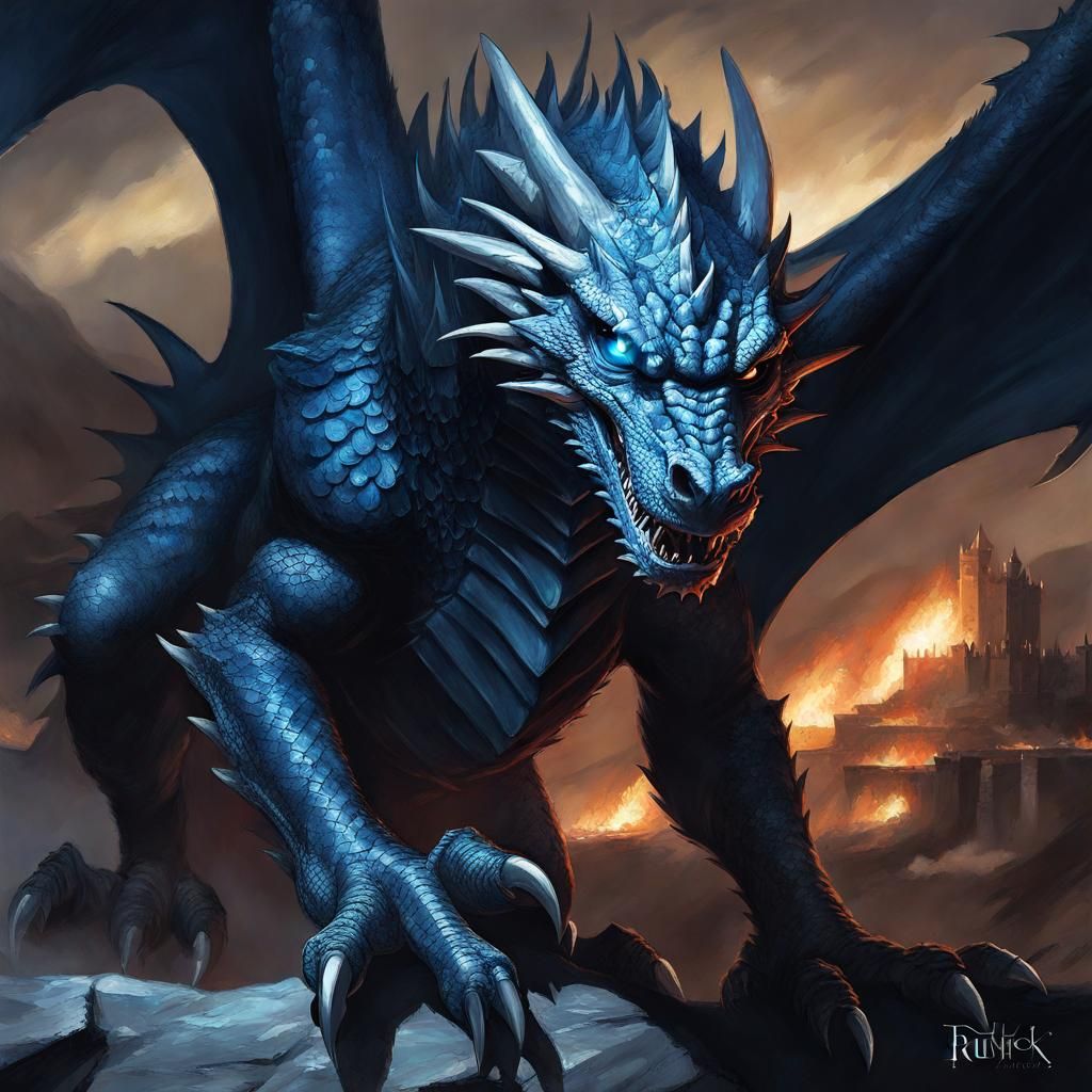 King of the Night on Blue-Eyed Dragon