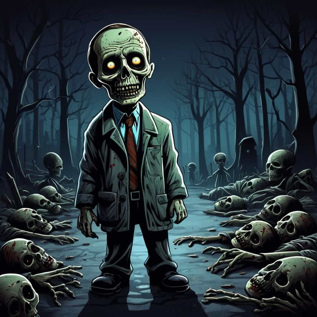 Cartoon Therapist in a World of Ghosts