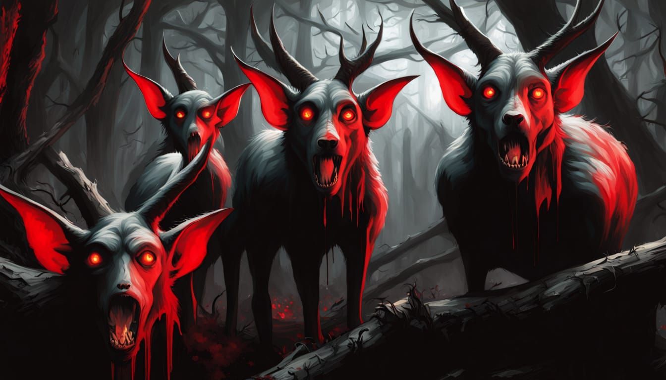 Terrifying Beast Lurks in Dark Forest