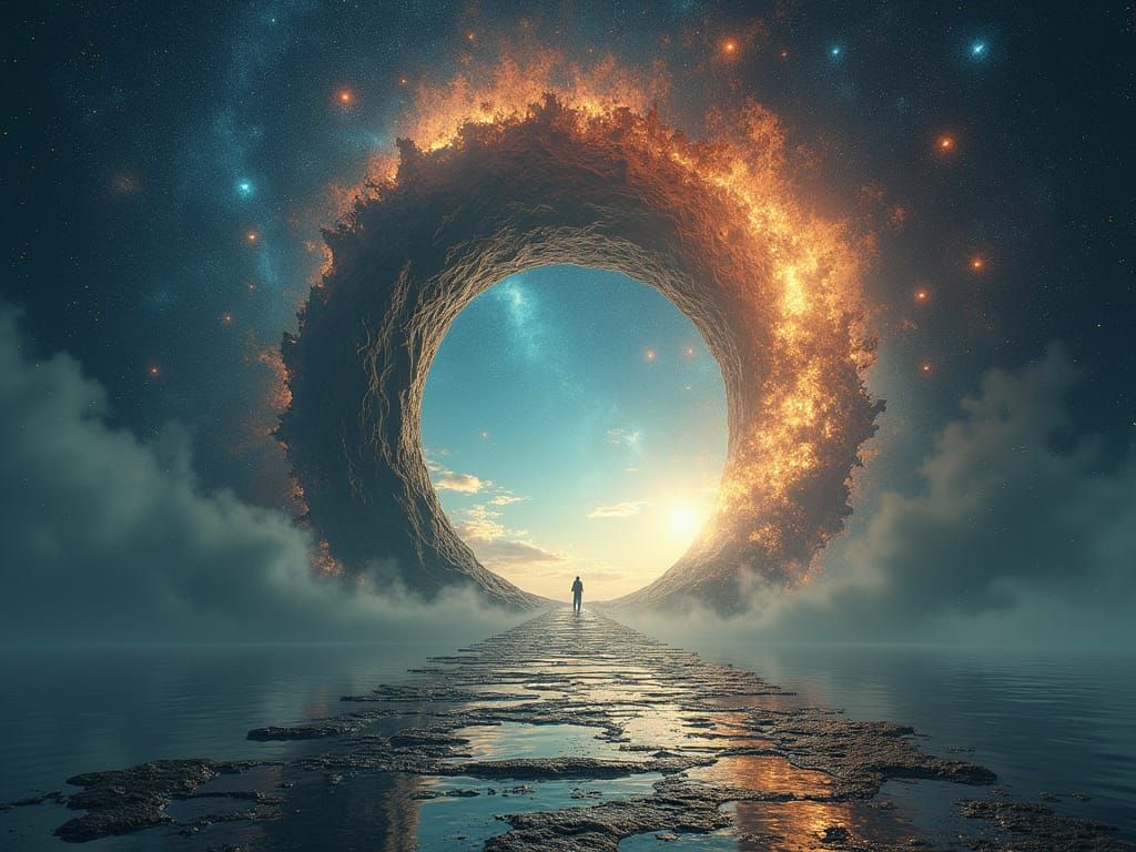 Cosmic Landscape: Portals of Time