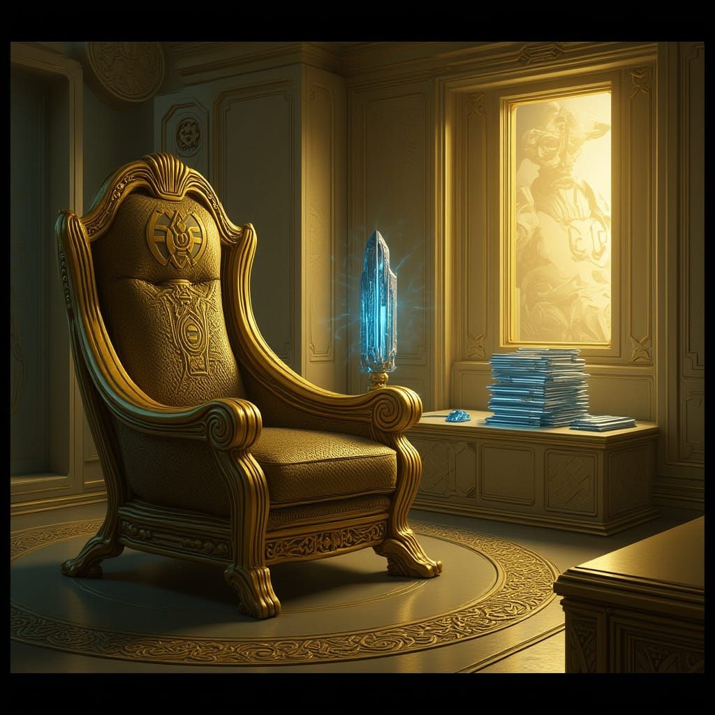 Cybertronian Reading Room with Energon Crystals