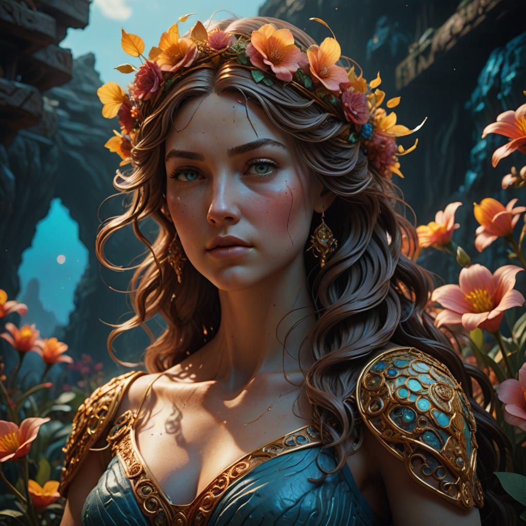 Hyper-Realistic Wax Sculpture of Aphrodite Goddess of Beauty