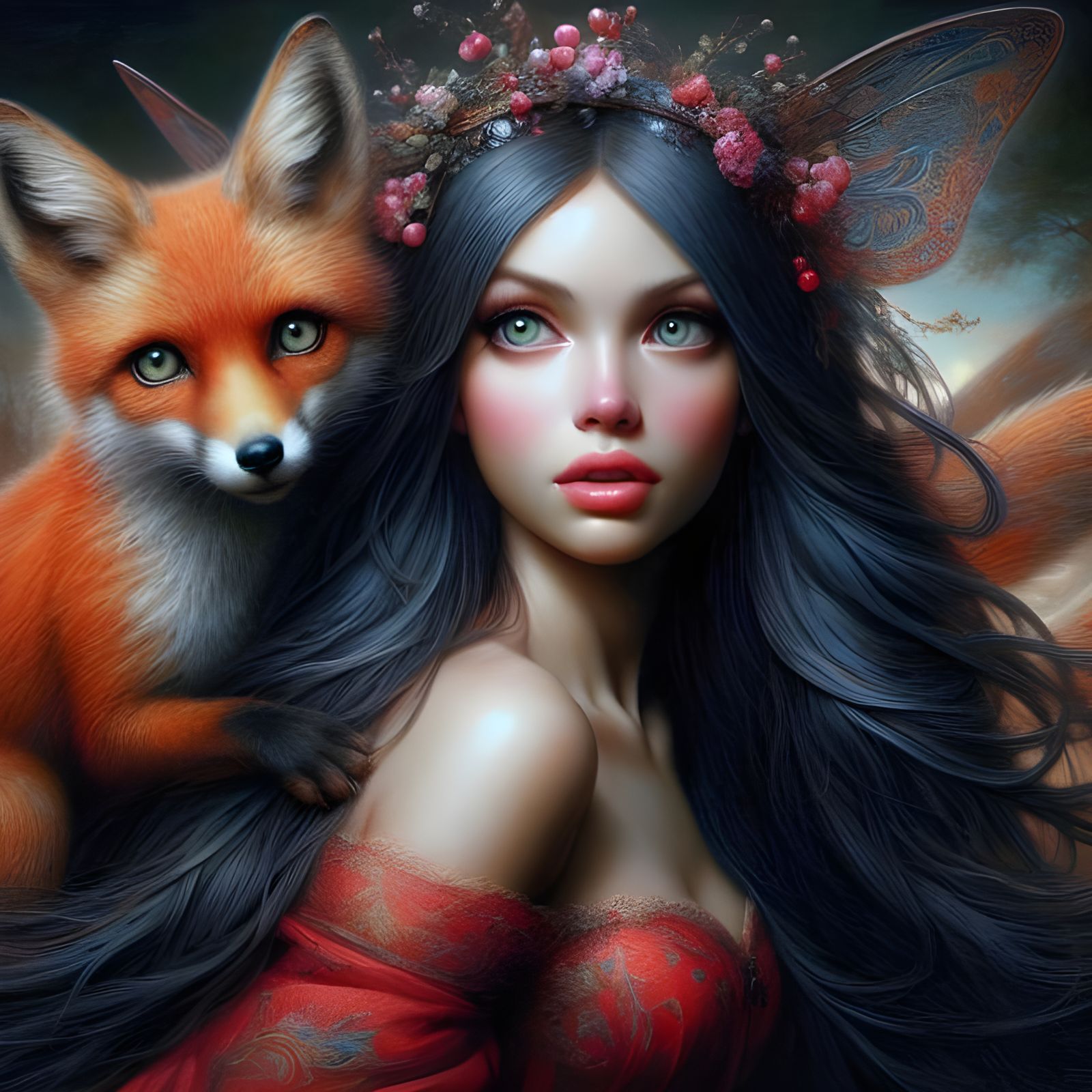 Ginny's Fairy and Fox Three