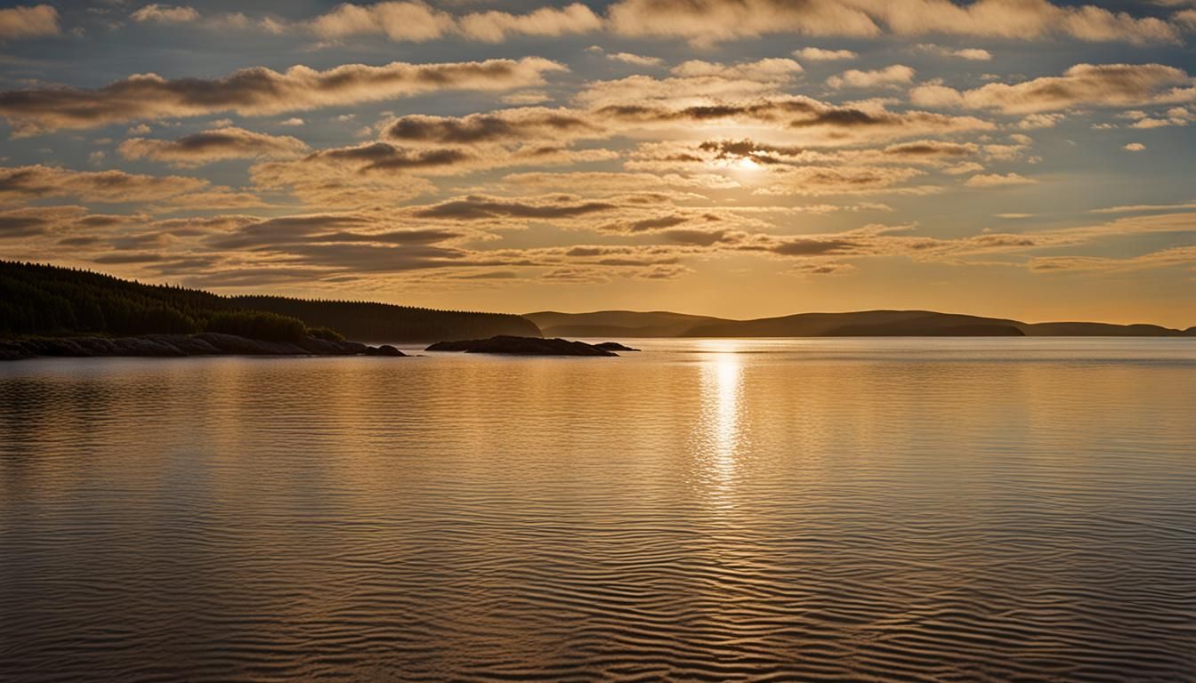 Golden Hour Landscape on Cape Breton Island
