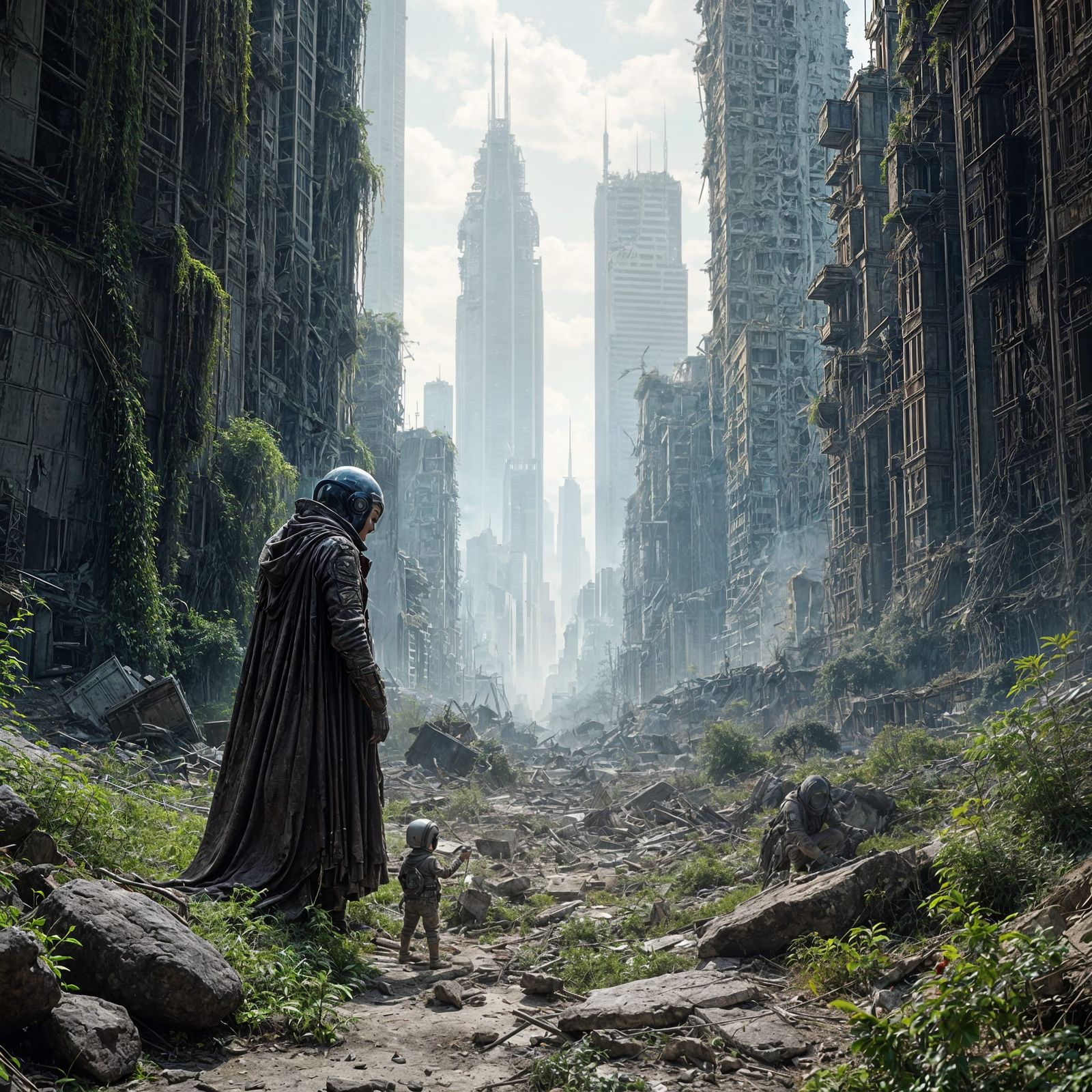 Alien Archaeologist Finds Toy on Ruined Earth