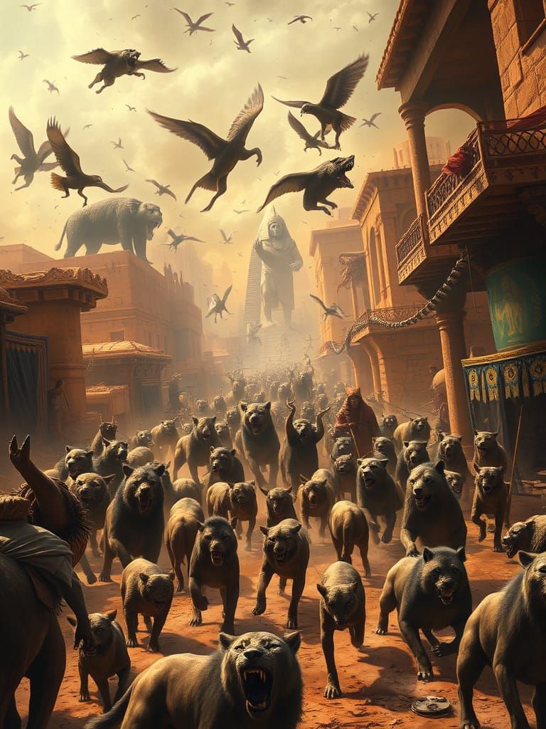 Bloodthirsty Beasts Invade Ancient Egypt