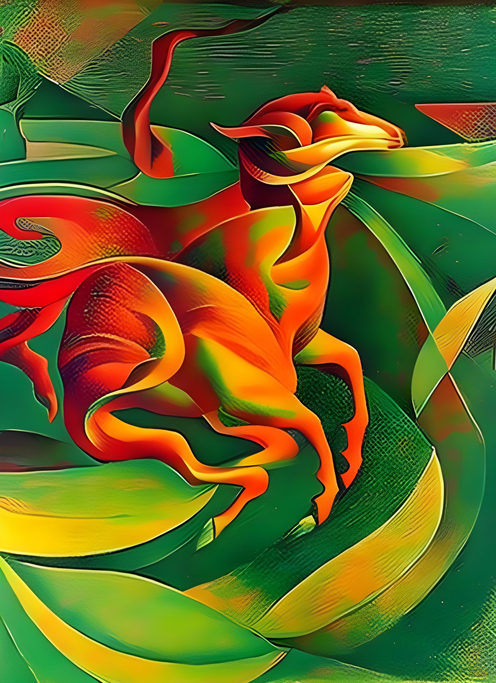 Scales on Table: Futurism Meets Rembrandt