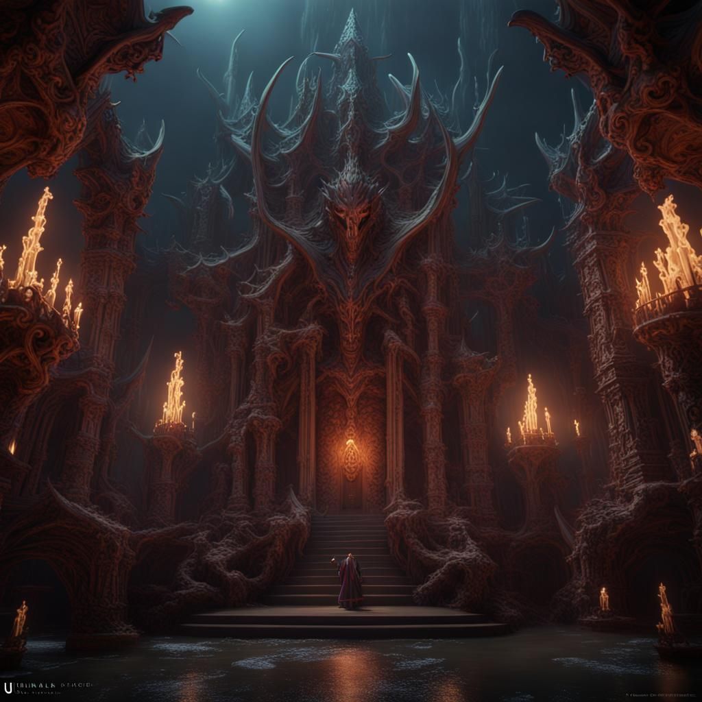 Detailed Incubus Matte Painting in Deep Color