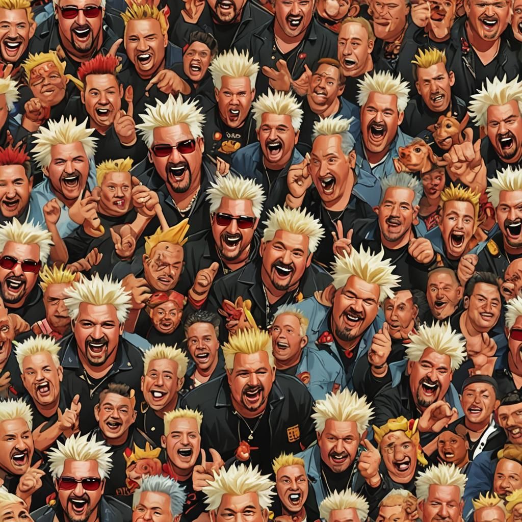 Pigman in Style of Guy Fieri