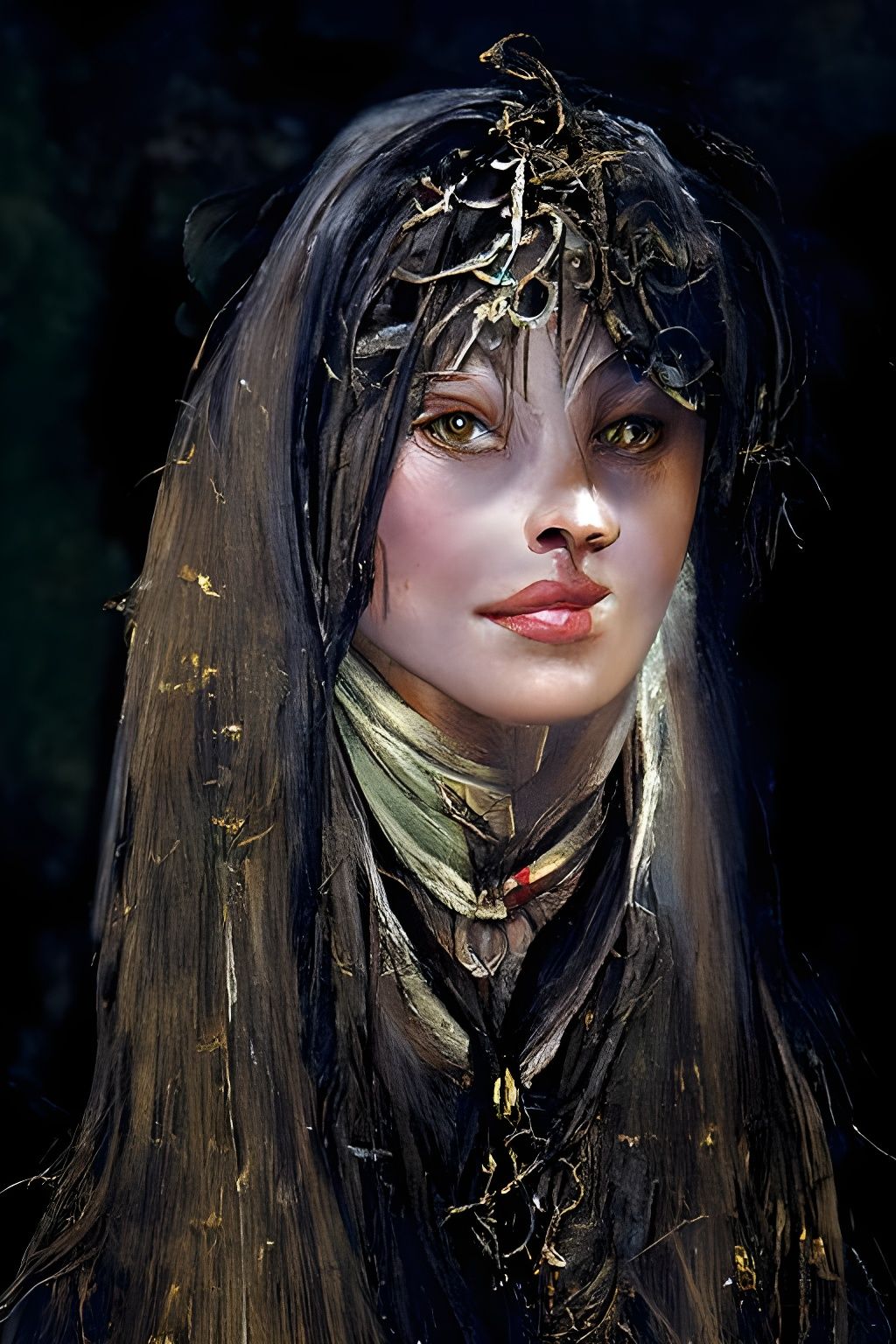 Enhanced Portrait of a Beautiful Lady