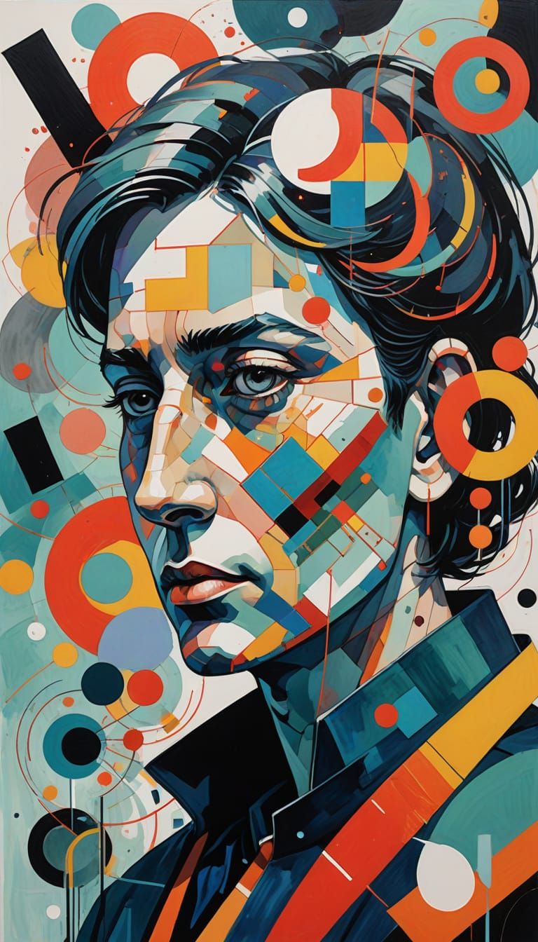 Neo-Constructivist Thought Process in Gouache Painting