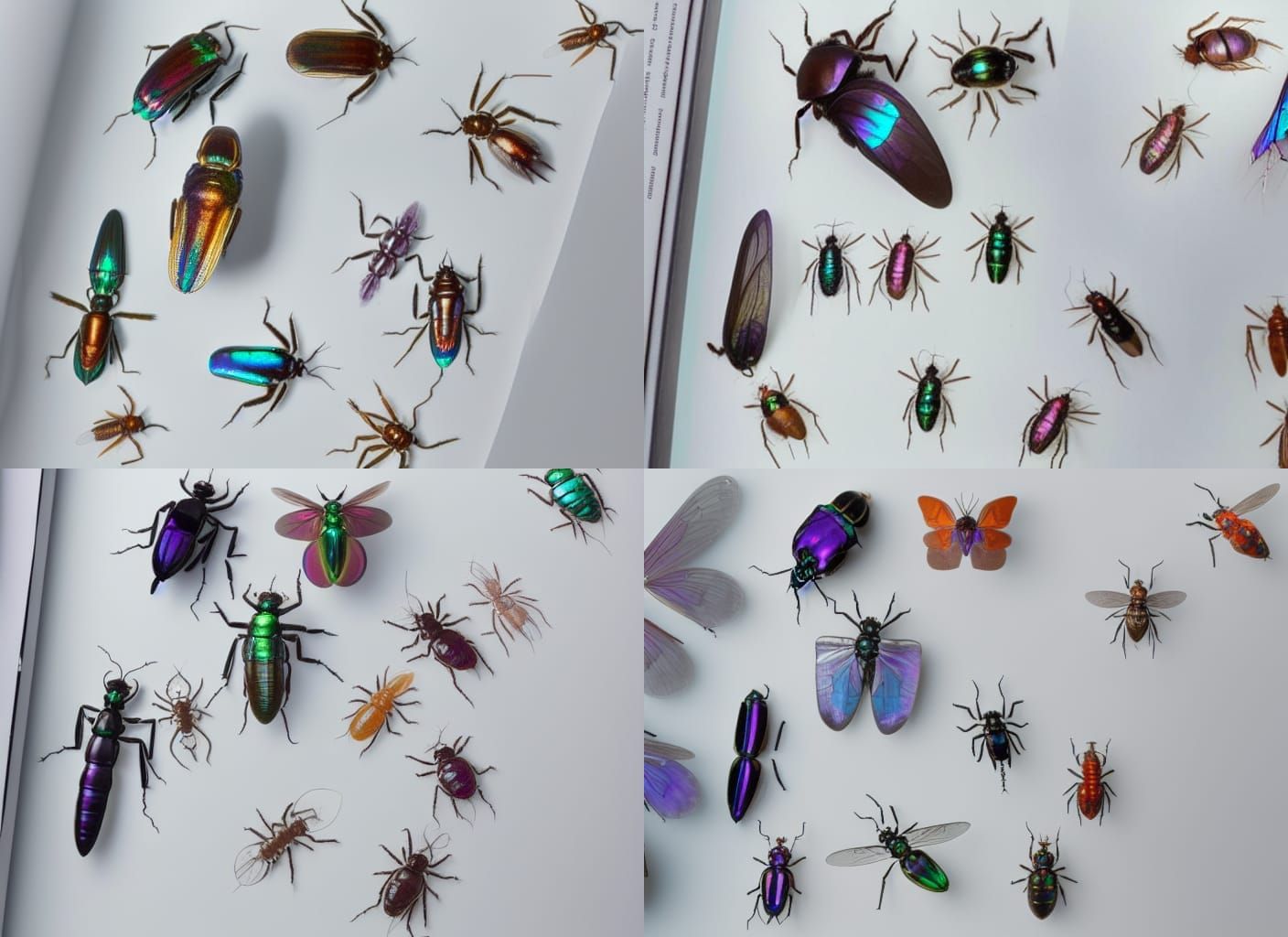 Iridescent Insect Specimens for Scientific Research