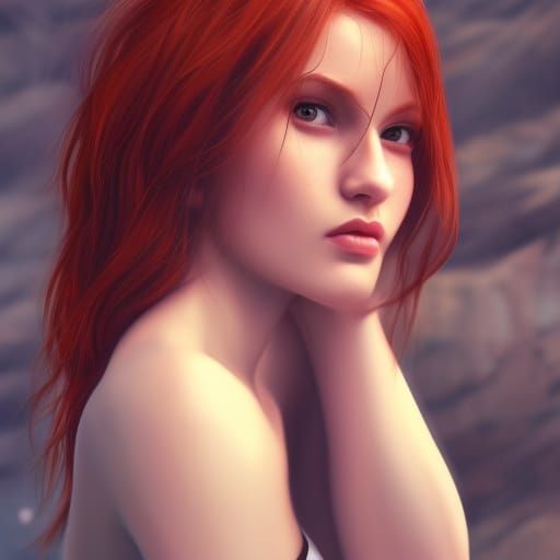 Red-headed girl