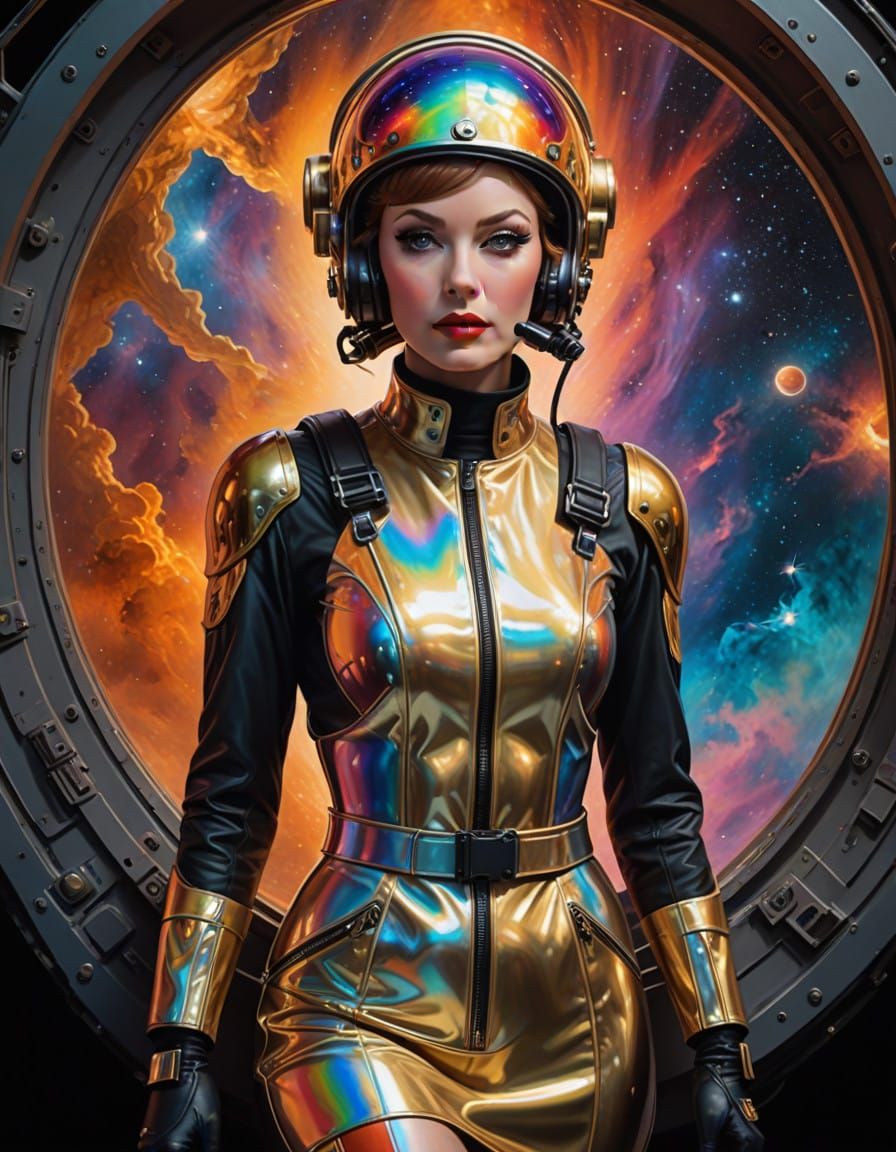 Bomber Girl in Celestial Spaceship