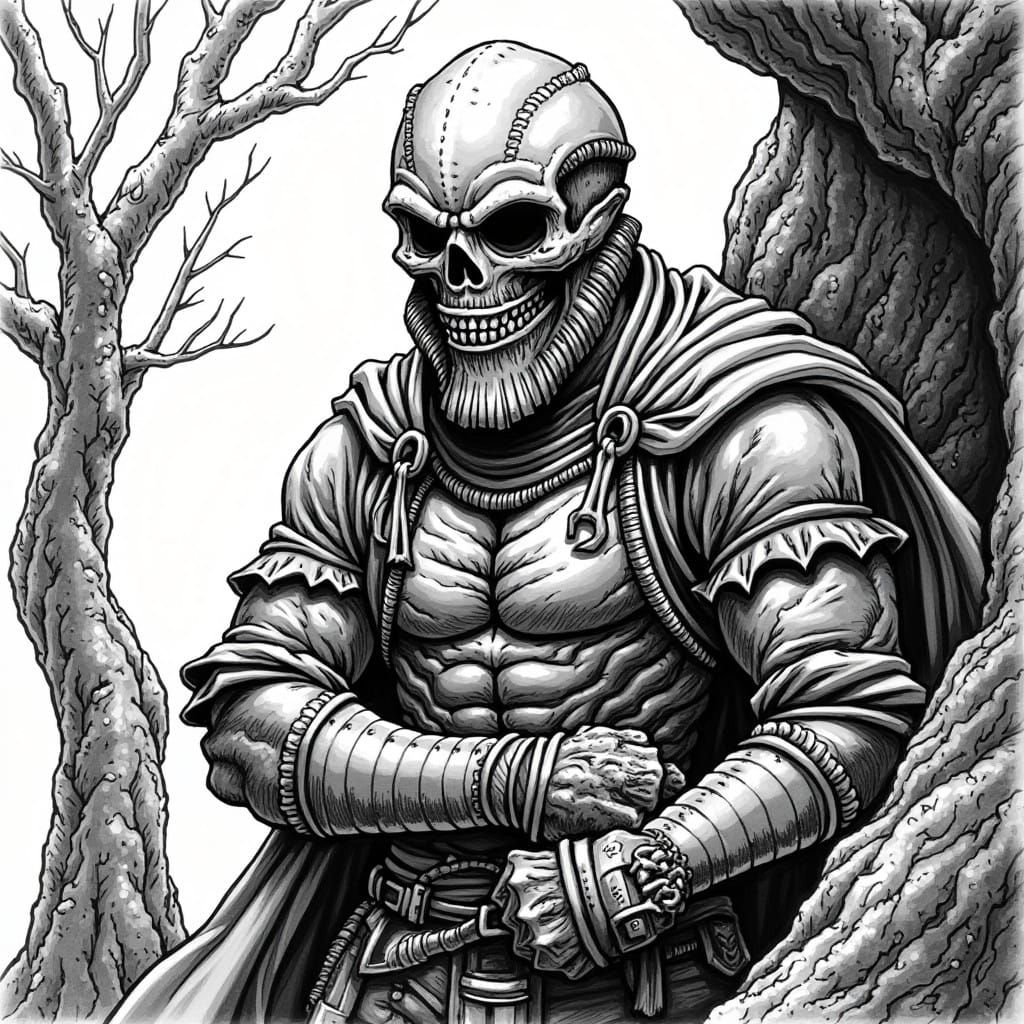 Dark Fantasy Worldscapes in Grimdark Style