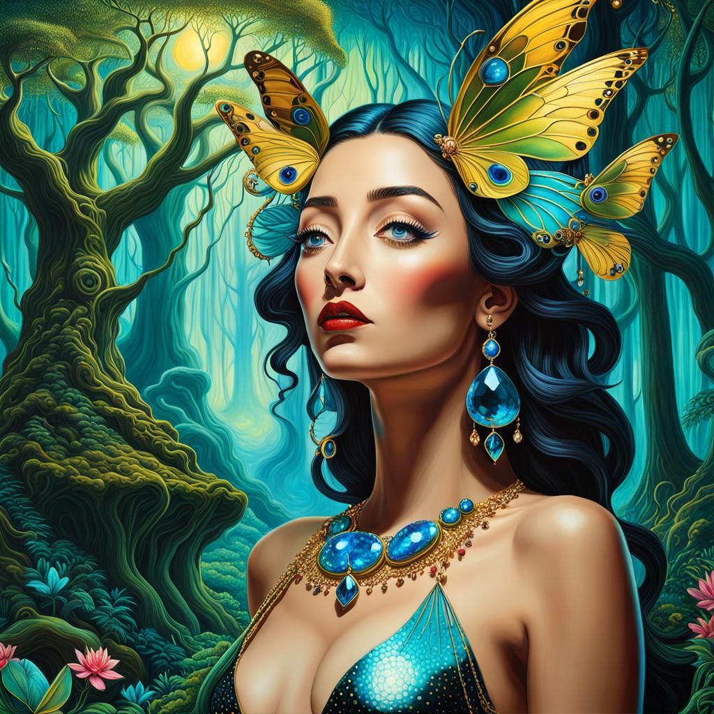 Crystal Vine Creature's Forest of Self-Discovery