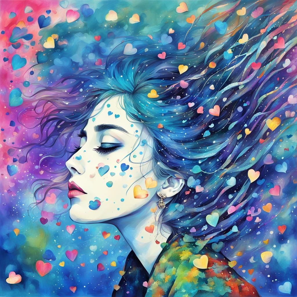 Yearning for Connection: An Emotional AI Image