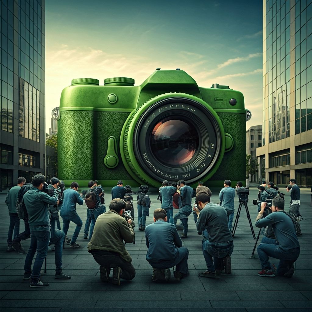 World Photography Day: Watermelon Camera Sculpture