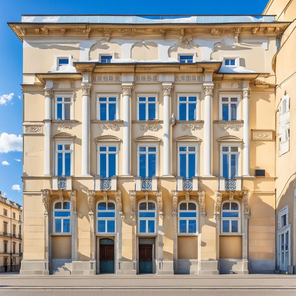 Timeless Neoclassical Masterpiece with Grandiose Facade