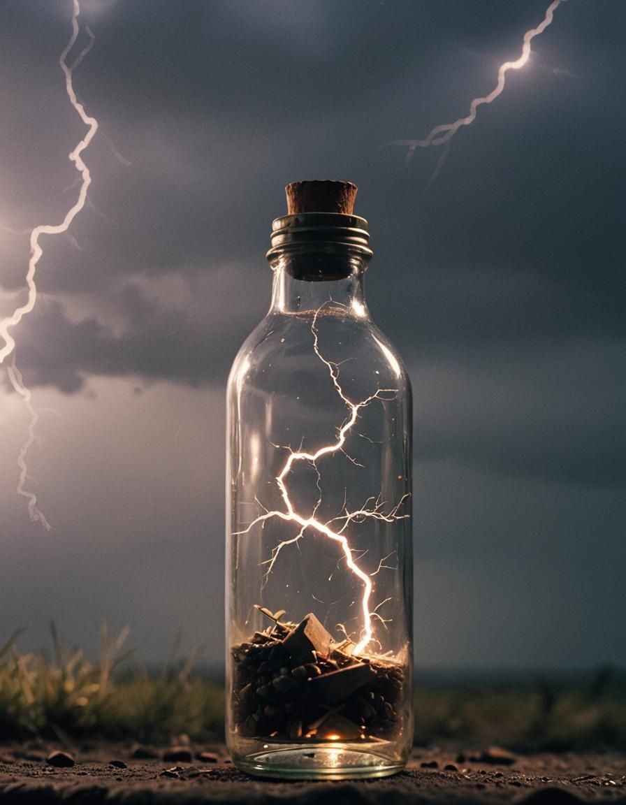 Lightning Captured in a Bottle: Cinematic Photography