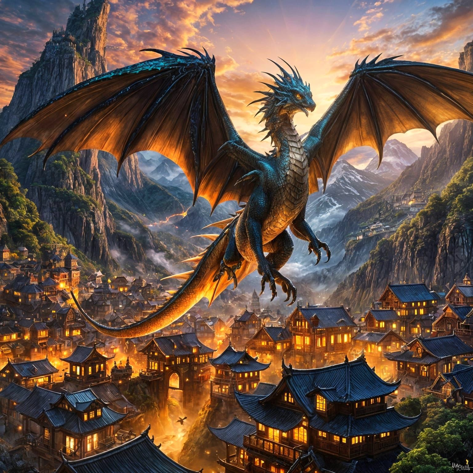 mythical dragon
