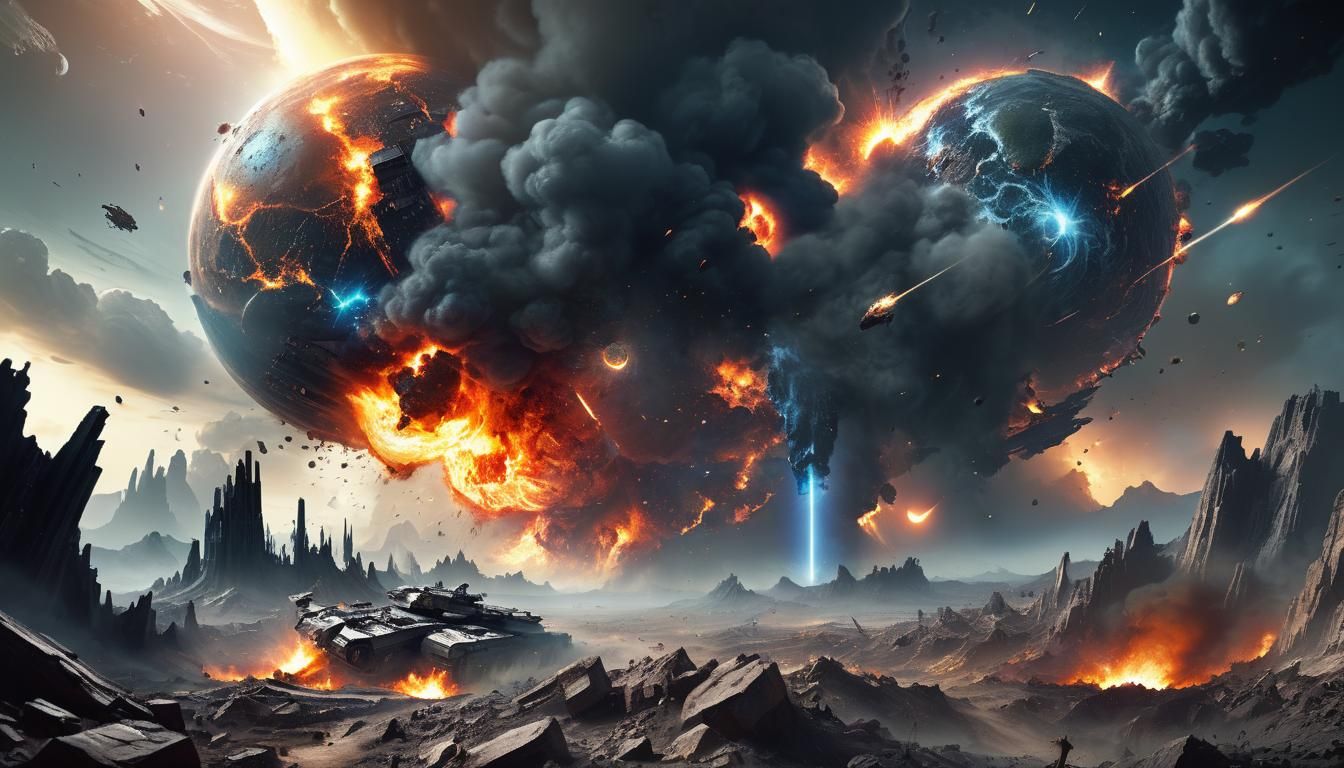 Celestial War: Apocalypse and Rebirth in Fantasy Landscape