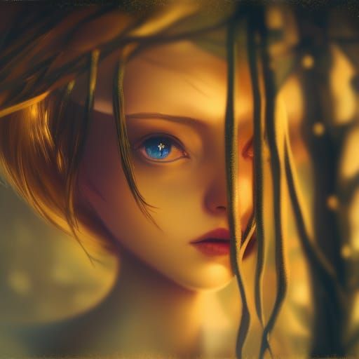 Christmas Market Scene: Detailed Digital Art