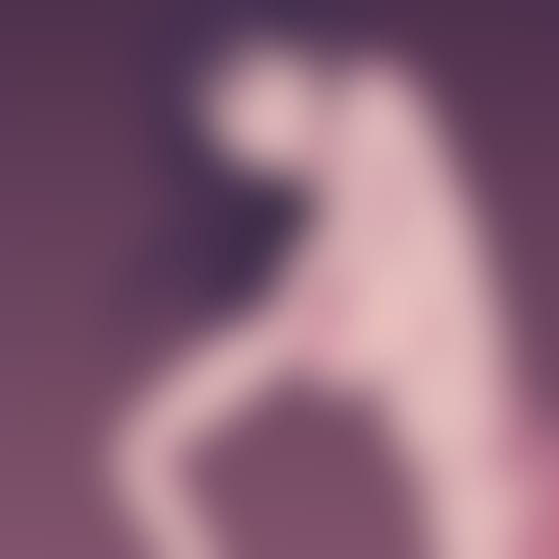 Anime Key Visual Art: Undressed Women