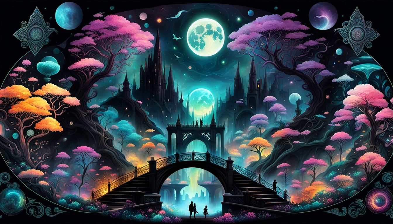 Sticker Art: Surreal Toxic Punk Dreamscape