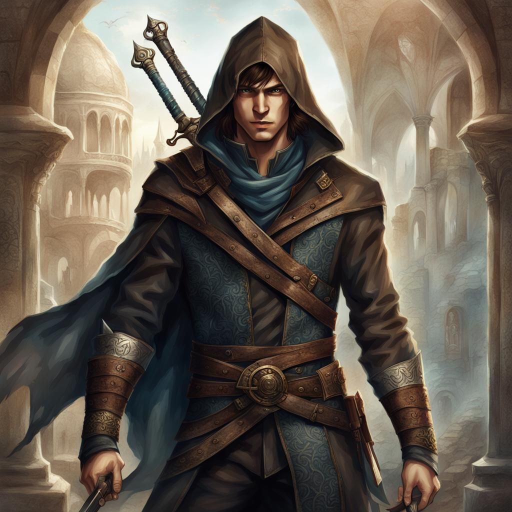 Fantasy Assassin Character Concept Art