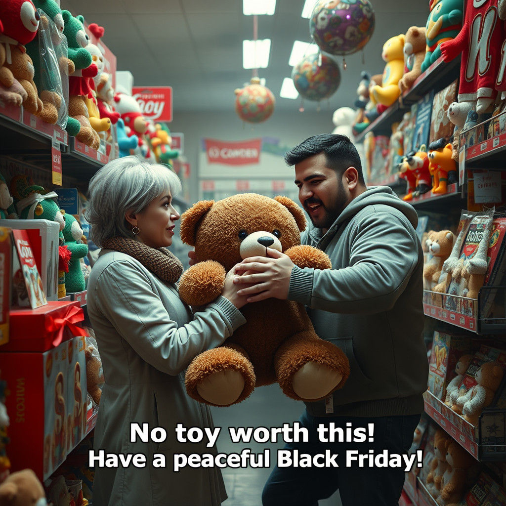 Black Friday Toy Store Fight: A Plea for Peace