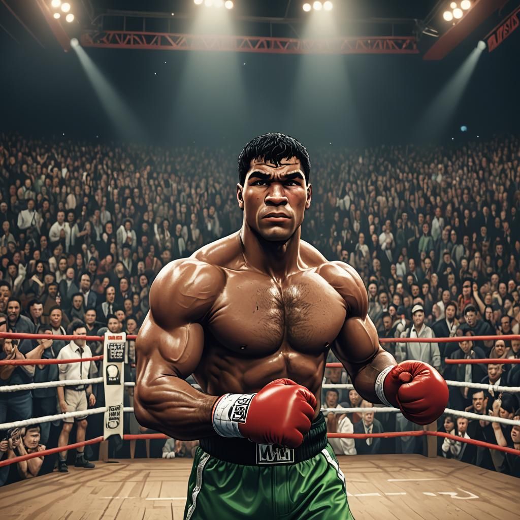 Little Mac Boxing Ring Art in Unreal Engine 5