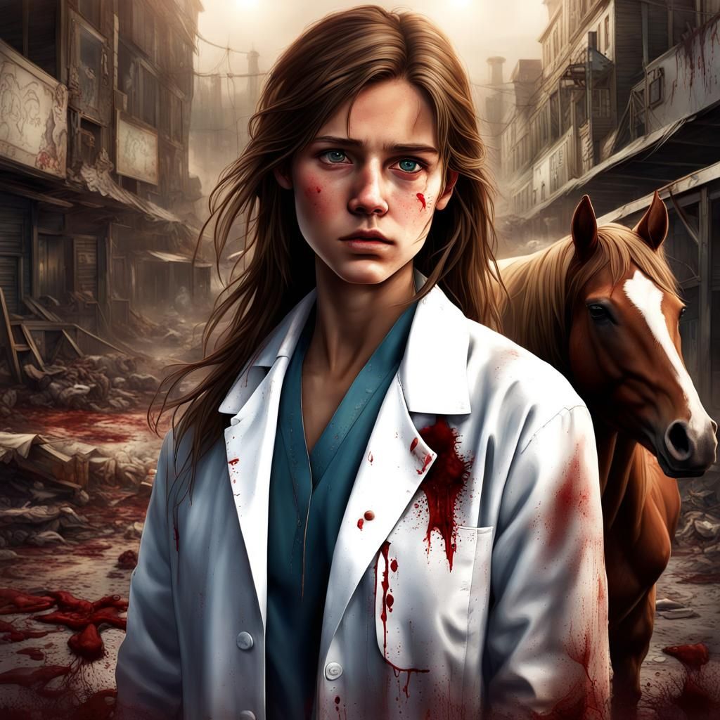 Distressed Veterinary Student in Chaotic Stable Environment