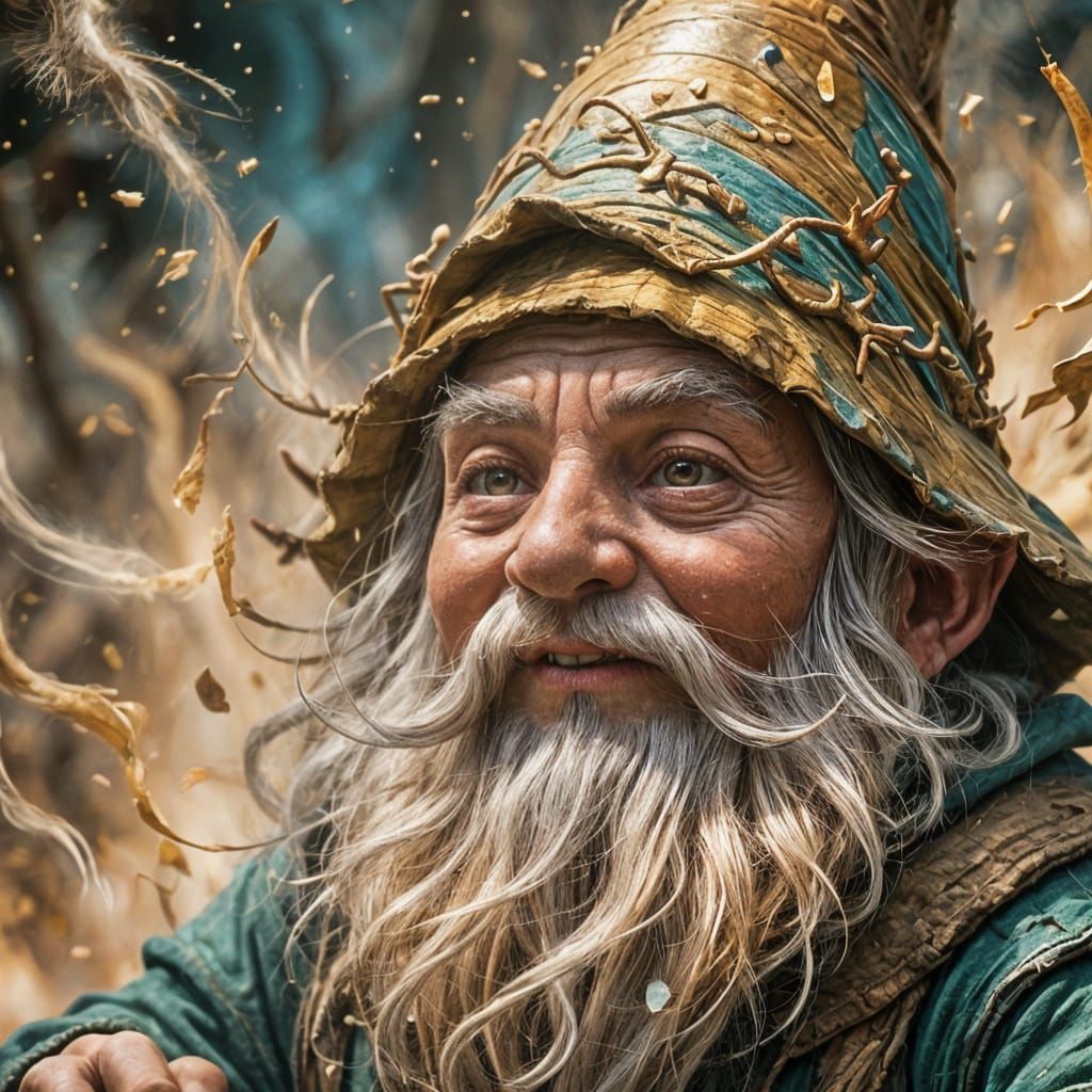 Dust Gnome Caught in a Change of Wind